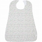 ＬＯｒ食事用エプロン　花柄パープル