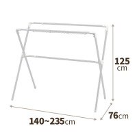 ＰＳアルミ伸縮式布団干しＸ型Ｓ　ＰＳ‐２６Ａ