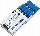 再生樹脂ホワイトボード用マーカー　中字　青１０本