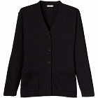 Ｖネック　カーディガン　ブラック　Ｌ