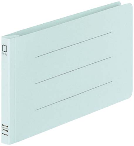 統一伝票用フラットファイルB4・1/3横 青10冊