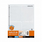 Ａ４リフィル　４ポケット　３０穴　１０枚