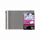 レポートメーカー　５０枚収容　Ａ４横　濃灰　５冊