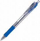 ノック式タプリクリップボールペン０．７ｍｍ　青