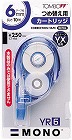 修正テープ　モノＹＸ用カートリッジ６ｍｍ　１０個入