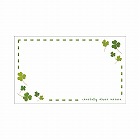 ショーカード　クローバー柄　３０枚入