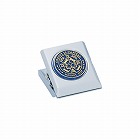 マグネットクリップ中　口幅３６ｍｍ　青