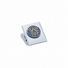 マグネットクリップ小　口幅３１ｍｍ　青