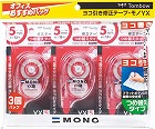 修正テープモノＹＸ幅５ｍｍ　本体３個