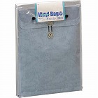 ビニールバッグ　角２ブルー