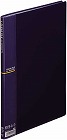 クリアファイルＡ４縦１０ポケット　ネイビー