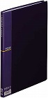 クリアファイルＡ４縦２０ポケット　ネイビー１０冊