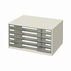 レターケース透明プラスチック引き出しＡ３　５段