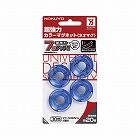 超強力マグネット＜ネオマグ＞φ３０ｍｍ　透明ブルー