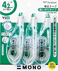 修正テープモノＹＳ　幅４．２ｍｍ　３個