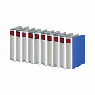 エコロジードッチ　Ａ４縦　５０ｍｍ　青　１０冊