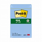 ポストイット　再生紙ノート３８×５０　ブルー２０冊