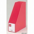ＧボックスＰＰ　Ａ４縦　収納幅１００ｍｍ　赤