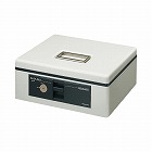 手提げ金庫（スタンダード）Ｂ５シリンダー錠　淡灰