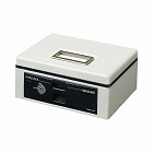 手提げ金庫（スタンダード）Ａ５シリンダー錠　淡灰