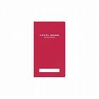 測量野帳ブライトカラー　レベル合成紙　３０枚　赤