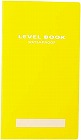 測量野帳ブライトカラー　レベル合成紙　黄×５冊