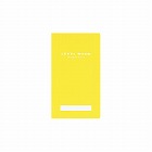 測量野帳ブライトカラー　レベル合成紙　３０枚　黄