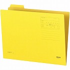 １／４カットフォルダー　第１見出し　Ａ４　黄１０枚