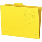 １／４カットフォルダー　第２見出し　Ａ４　黄１０枚