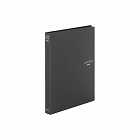 クリヤーブック替紙式Ｂ５縦２６穴１８ポケット濃灰