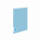 クリヤーブック＜コロレー＞固定式Ａ４ポケット　青
