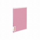 クリヤーブック＜コロレー＞固定式Ａ４ポケット　桃