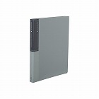 クリヤーブック　タフネス　ミドルリングＡ４　灰
