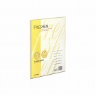 クリヤーブックフレッシェン固定式　Ａ４縦５Ｐ黄