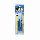 蛍光　スポットライター補充インキ　ブルー　３本