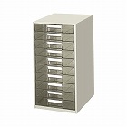 レターケース透明プラスチック引き出しＡ４　１０段