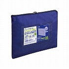 事務用連絡ケース　シャトルバッグ　Ａ４青