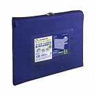 事務用連絡ケース　シャトルバッグ　Ｂ４青