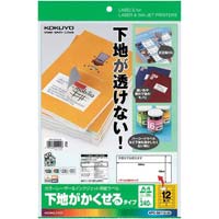 紙ラベル（下地がかくせるタイプ）　１２面　２０枚