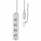 ＯＡタップ　３Ｐ　マグネット付　４個口　３ｍ