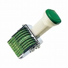 回転印　欧文数字５号８連　明朝体