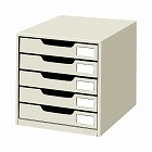 レターケーススチール引き出しタイプＡ４縦　両引５段