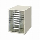 レターケース透明プラスチック引出しＢ４　浅６　深２