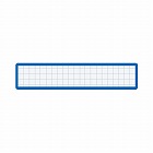 マグネット見出し　カード寸法１９×１０５ｍｍ青