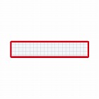 マグネット見出し　カード寸法１９×１０５ｍｍ赤