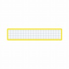 マグネット見出し　カード寸法１９×１０５ｍｍ黄