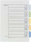 カラーインデックス　Ａ４縦　２穴　５山　２組
