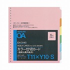 連続伝票用カラ‐仕切カード縦１１×横１０　６山２組