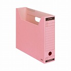 ファイルボックス　Ｂタイプスリム　Ａ４横　桃