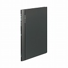 クリヤーブック固定式・横入　Ａ４縦　２０Ｐ　濃灰